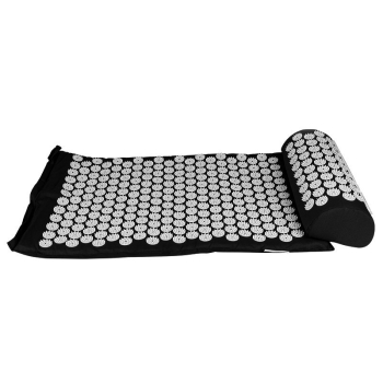 MATA DO AKUPRESURY MAŁA BASIC CZARNA Z PODUSZKĄ